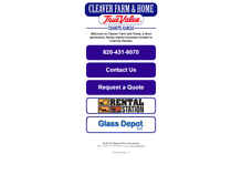 Tablet Screenshot of cleaverfarm.com